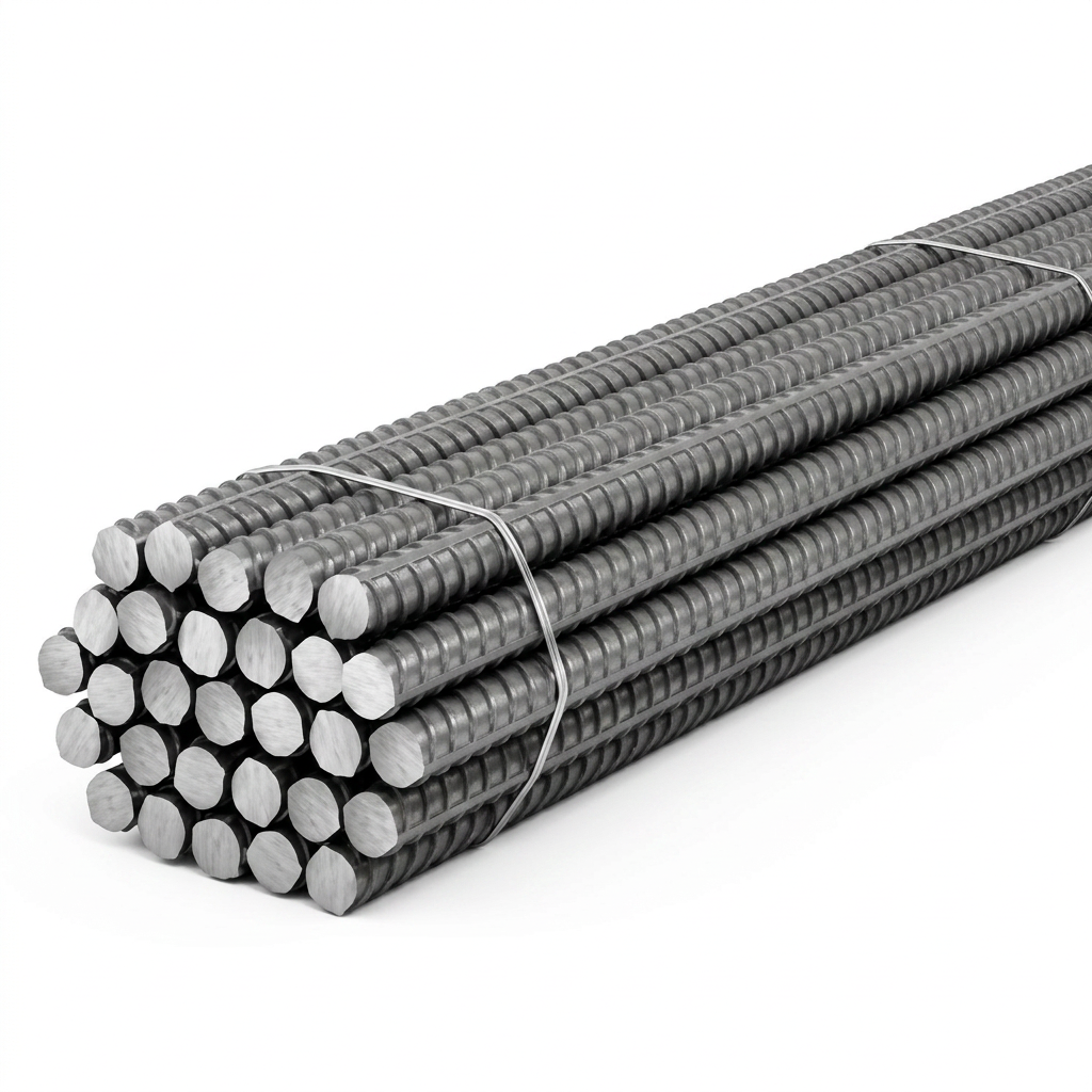 Varilla corrugada de acero para construcción